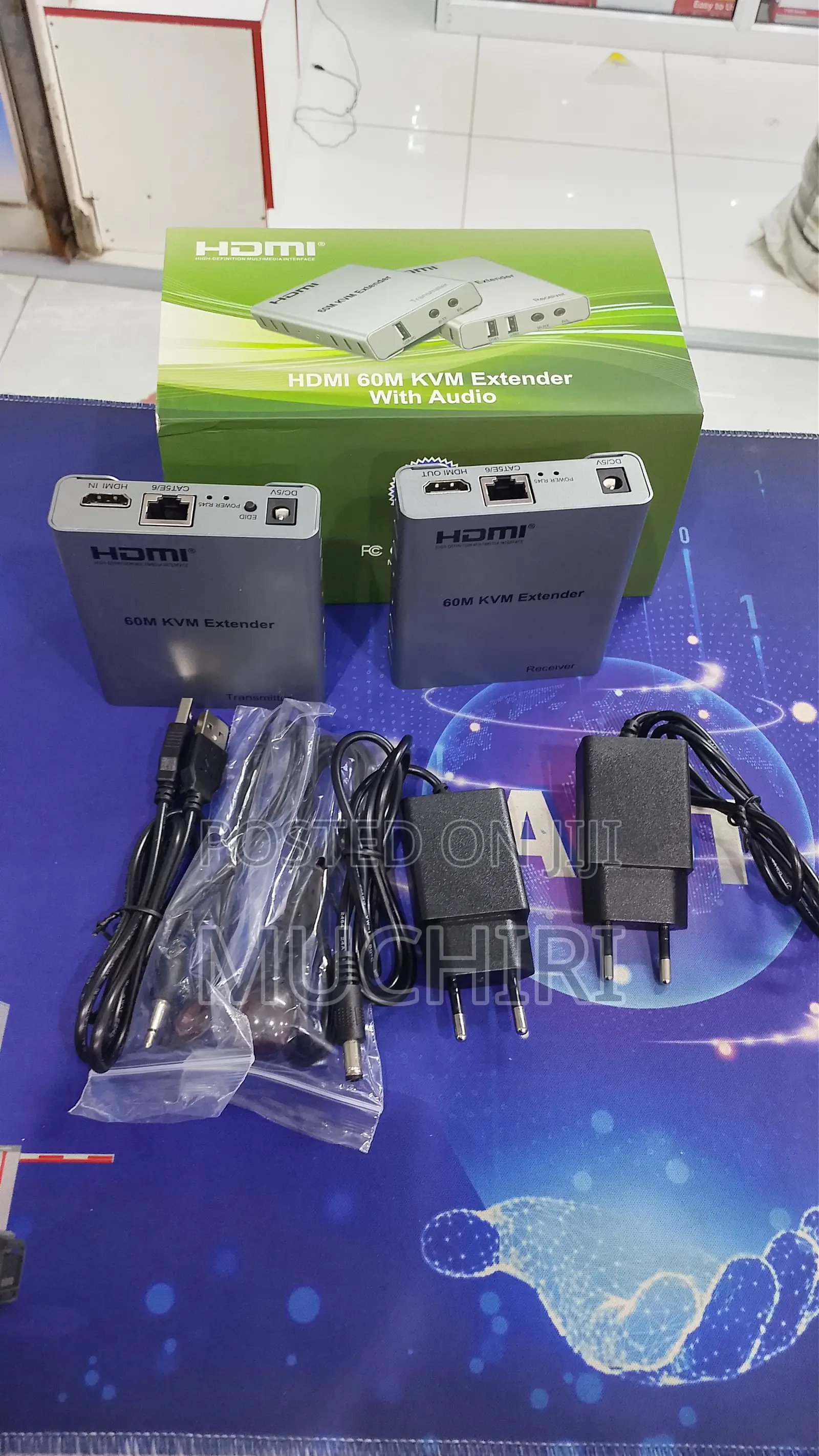 60m Hdmi KVM Extender Over Hdmi Usb KVM Ethernet Extender