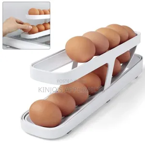 Egg Rolling Dispenser Carries Up to 14 Eggs