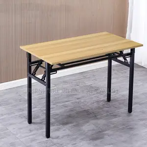 Office Desk;Foldable Office Table With Wooden Surface