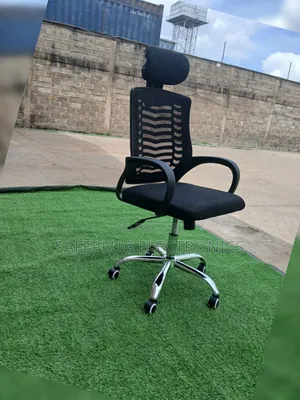  Secretarial Mesh Office Chair With Headrest – Comfort Support