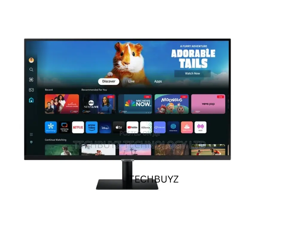 Samsung 27" M50d Smart Monitor /Multi Device Experience-Ls27dm500emxue