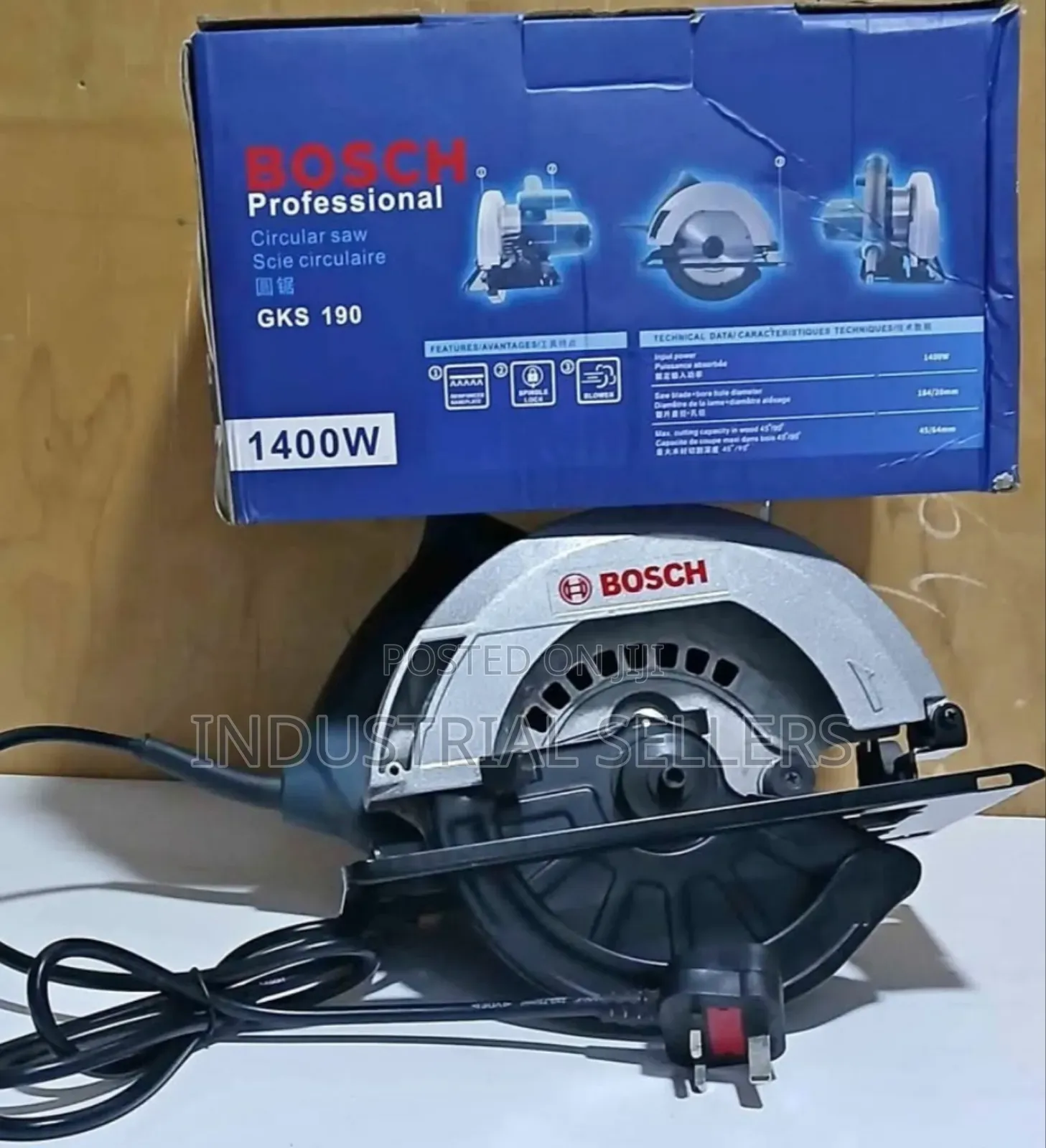 Quality Bosch Circular Saw 7" 1400watts