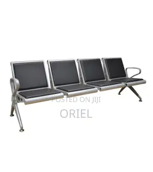 Office Bench : Padded Heavy Duty 4 Seater Linked Bench