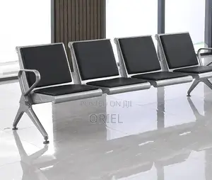 Office Bench : Padded Heavy Duty 4 Seater Linked Bench