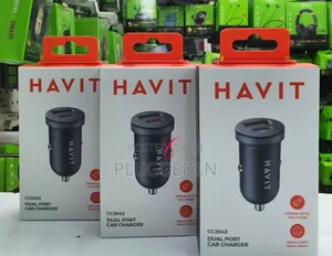 Havit Cc2043 Dual Port Car Charger,
