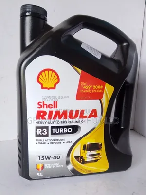 Shell Rimula R3 Turbo 15w-40 Diesel Engine Oil 5l