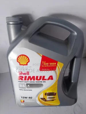 Shell Rimula R4 X 15w-40 Diesel Engine Oil 5litres
