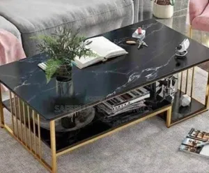 Black Marble Coffee Table – Stylish Durable Design