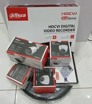 Dahua 4 CCTV Package Installation Full Kit 4 Cameras