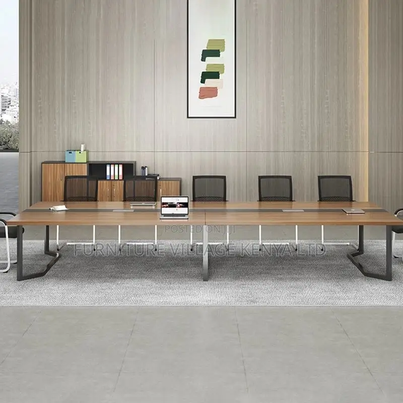 Comference Table ;Rectangular MDF Boardroom Table 2.4m