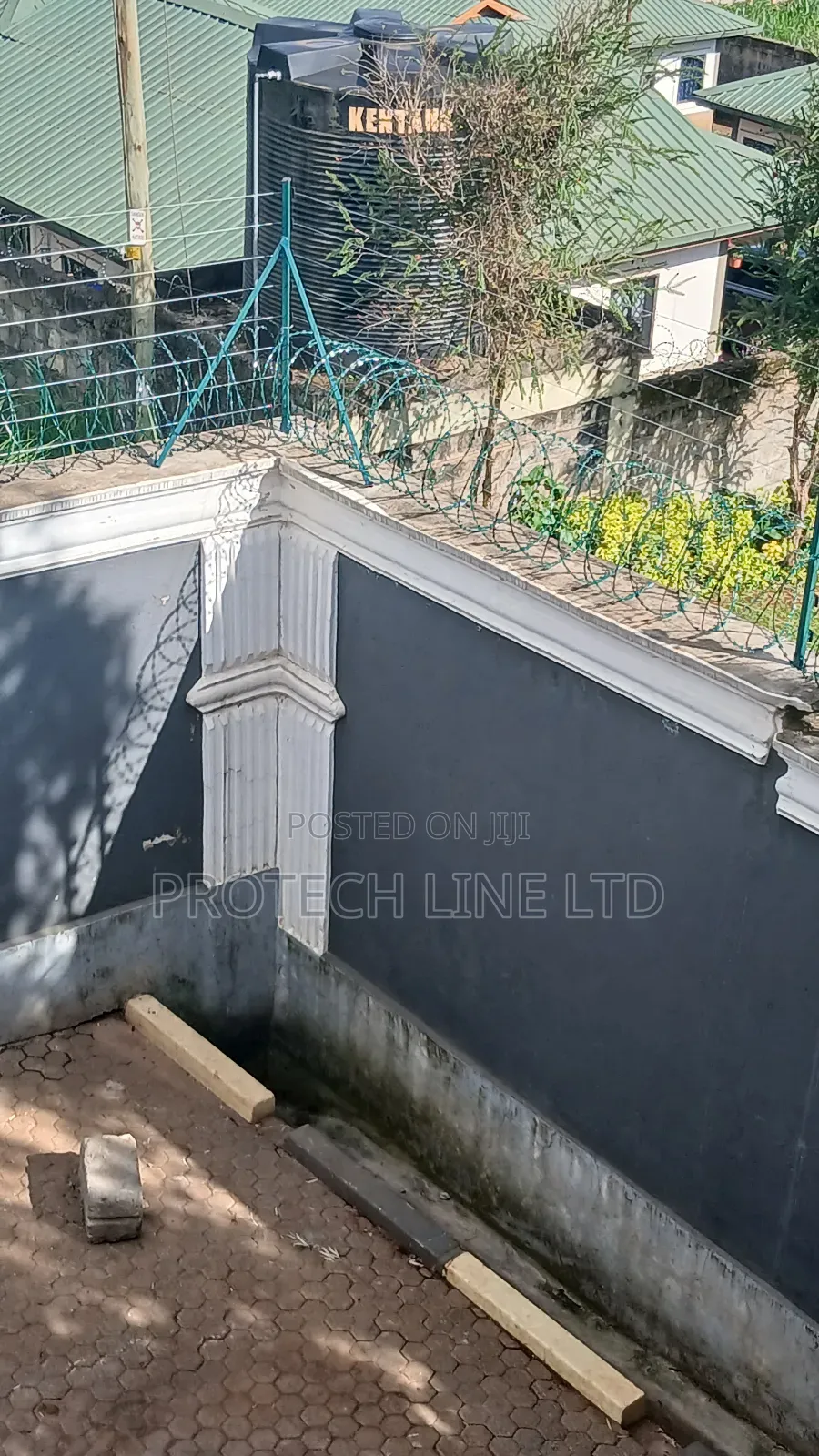 Green Razor Barbed Wire Pvc Coated
