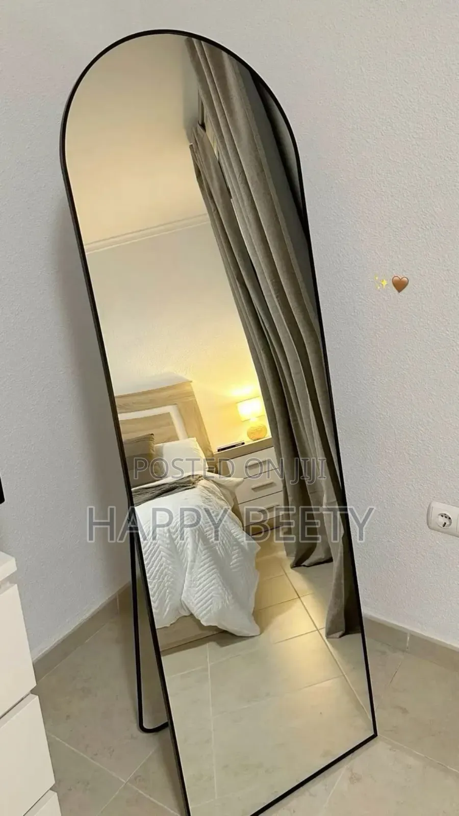 Full Length Floor Standing Framed Mirror