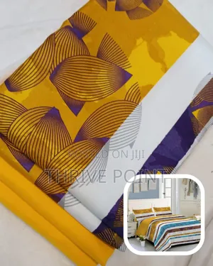 *6pc Flowered Duvet Cover Set*
