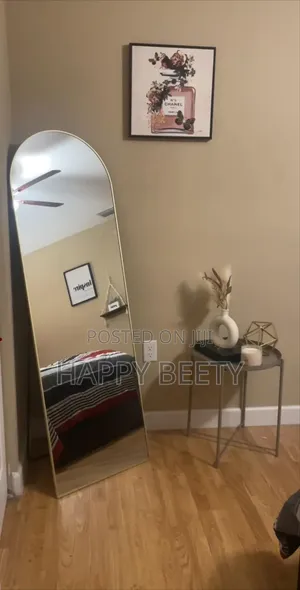 Gold Framed Wall Mount /Free Stand Dressing Mirror