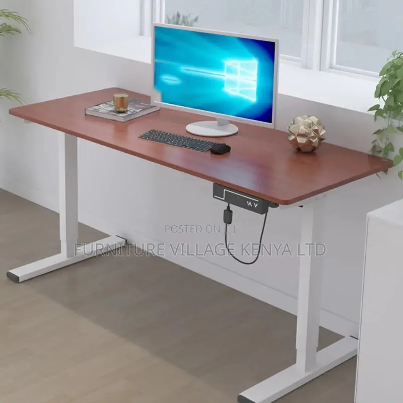 Standing Desk; 140cm Height Adjustable Computer Desk