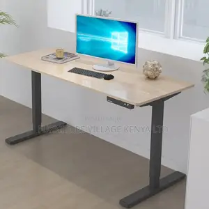 Standing Desk; 140cm Height Adjustable Computer Desk