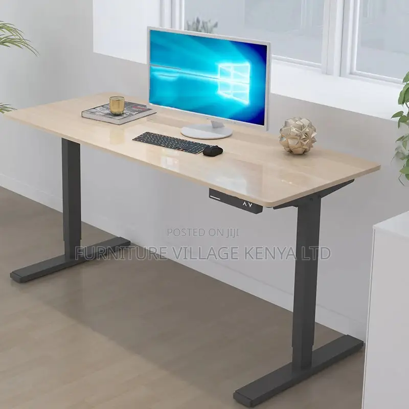 Standing Desk; 140cm Height Adjustable Computer Desk