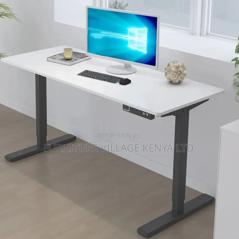 Standing Desk; 140cm Height Adjustable Computer Desk