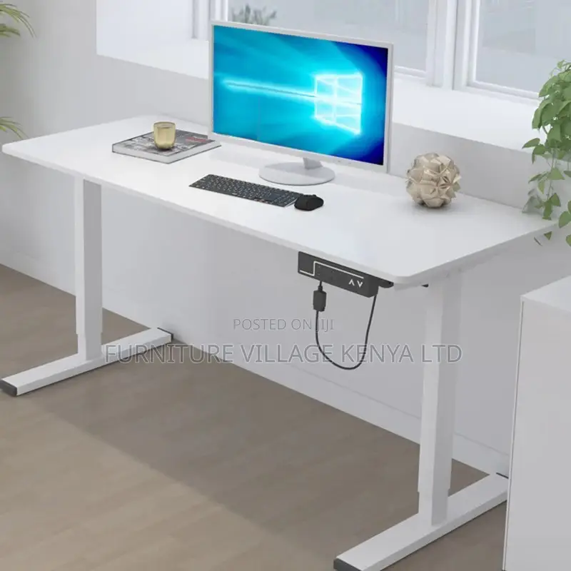 Standing Desk; 140cm Height Adjustable Computer Desk