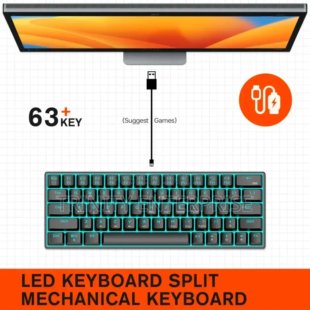 Backlight 60 % Mechanical Keyboards