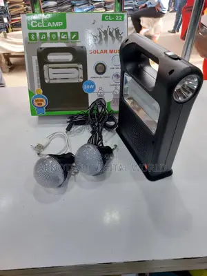 Solar Emergency Home Led Lighting Kit Fm Radio Usb Tf Card Mp3player