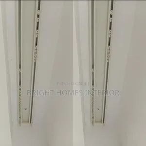 8cm Wide Double Curtain Rail With Runners