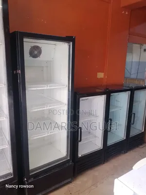 All Very Clean and Functional Glass Door Fridges