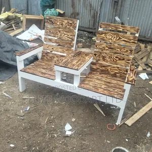 Jack and Jill Rustic Pallet Seat
