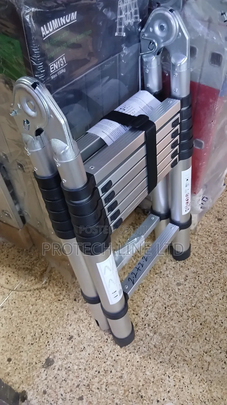 Aluminum Double Telescopic Ladder 2.2m×2.2m