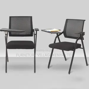 Office Chair;Black Mesh Folding Meeting Office Chair