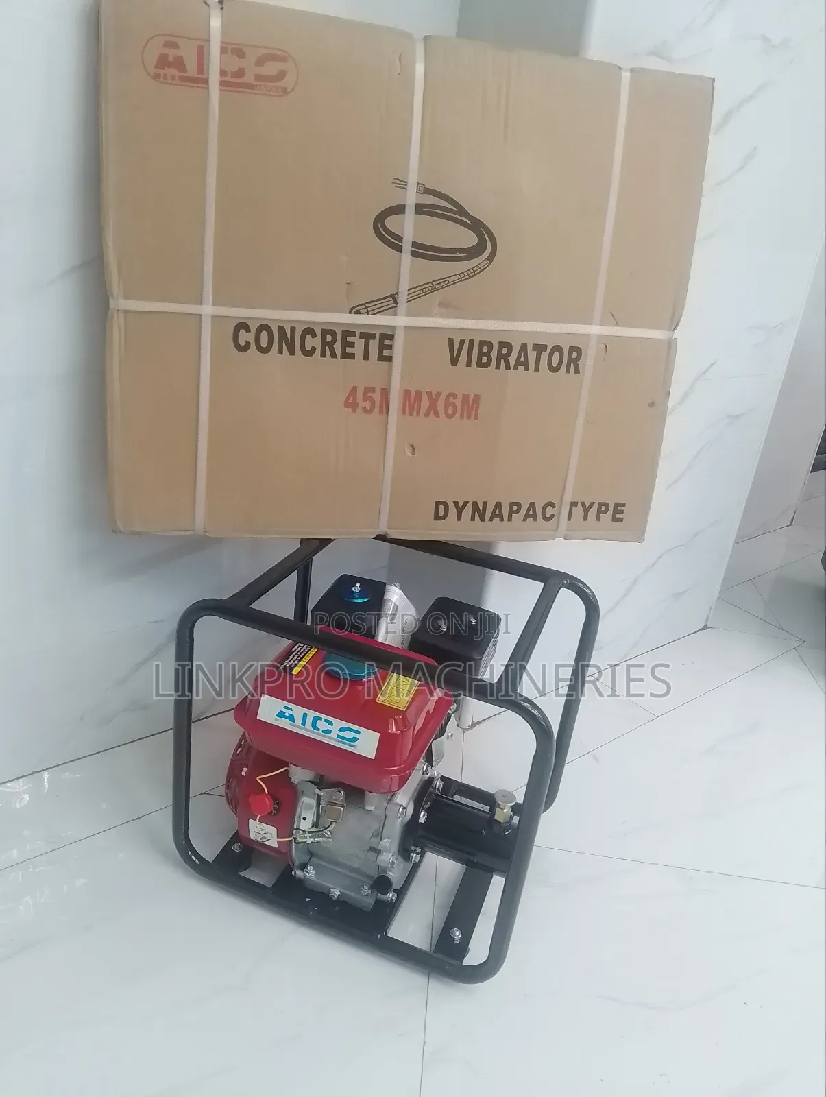 Aico 8hp Petrol Vibrator With 45mm Shaft