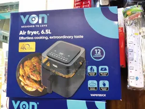 *Von Airfryer 6.5litres Digital Vaf072dck