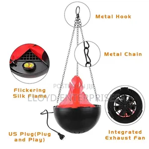Hanging Chain Fireplace Decor -20cm
