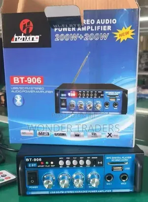 Amplifier 906bt With Microphone Jack