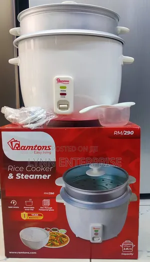 *Ramtons Rice Cooker + Steamer 2.8litres Rm290