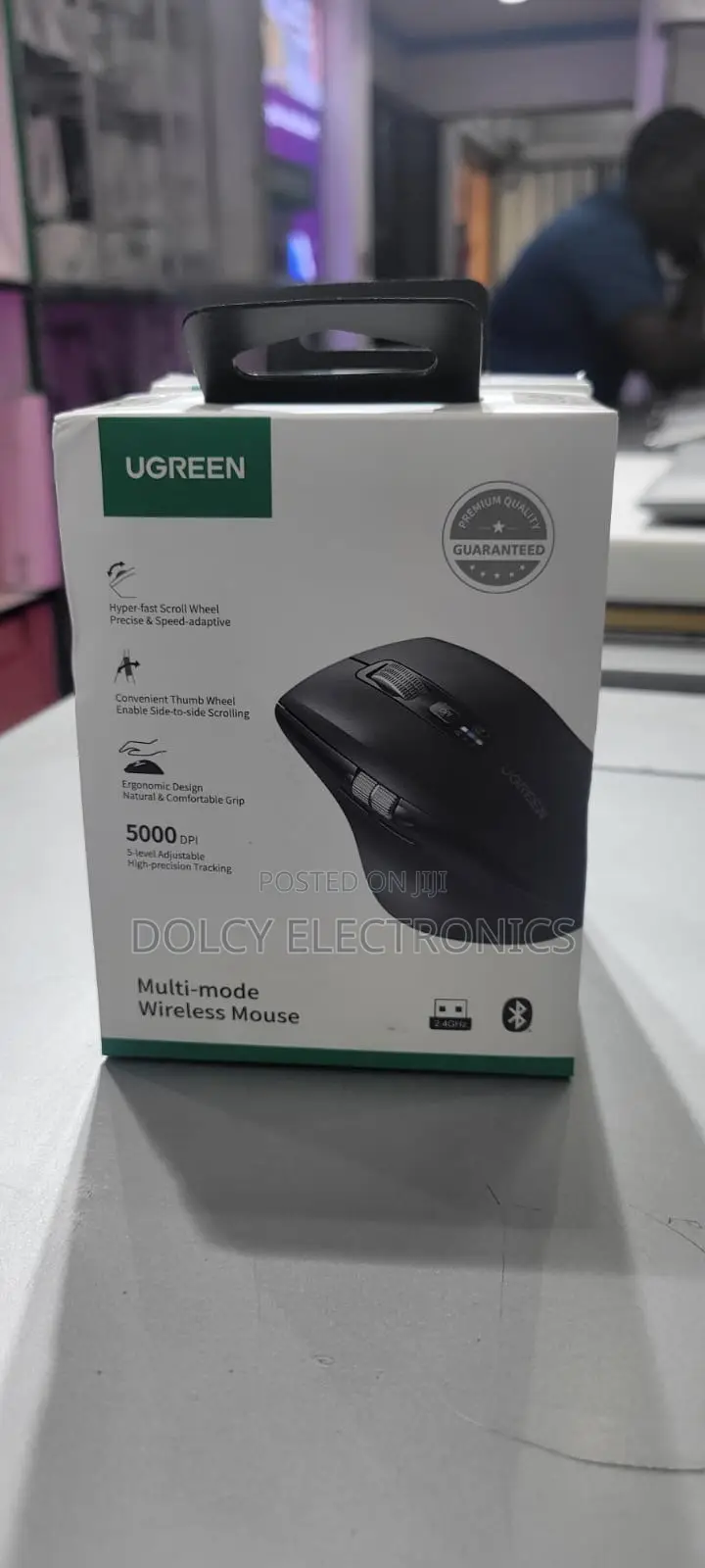 Ugreen Thumb Multi-Mode Wireless Bluetooth Mouse Wireless