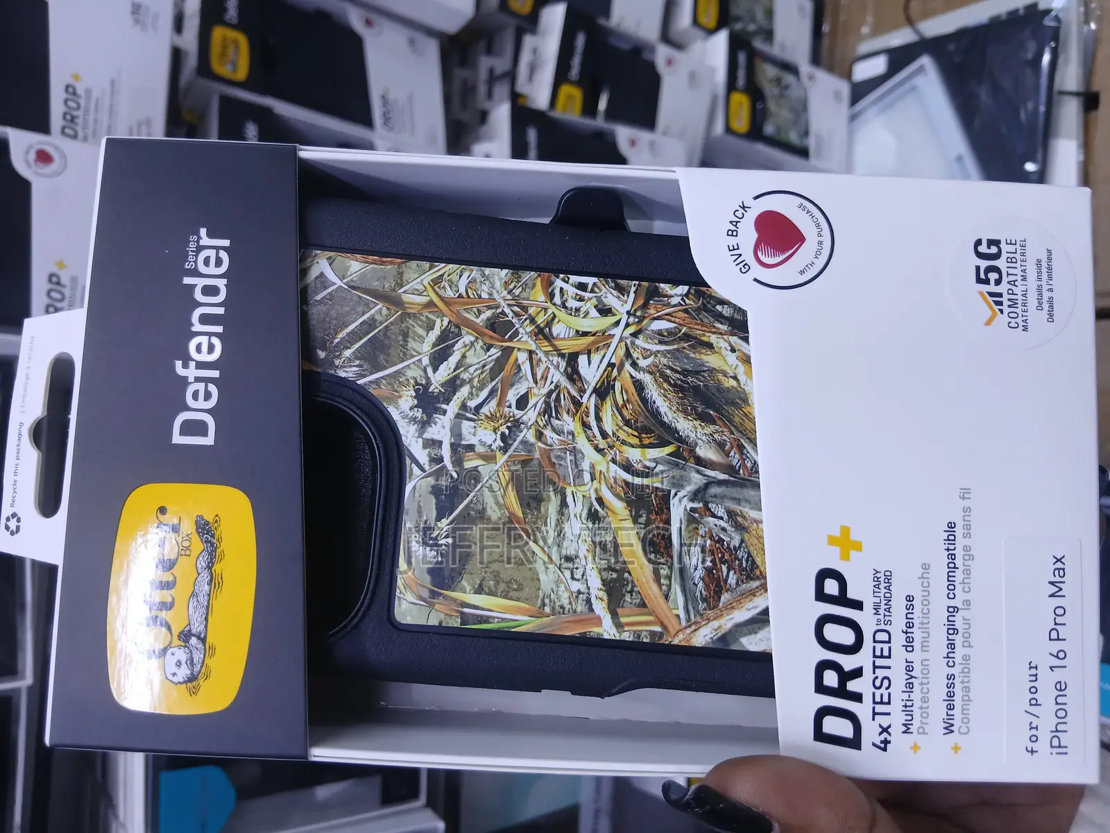Otterbox Defender Series Phone Case for iPhone 16 Pro Max.