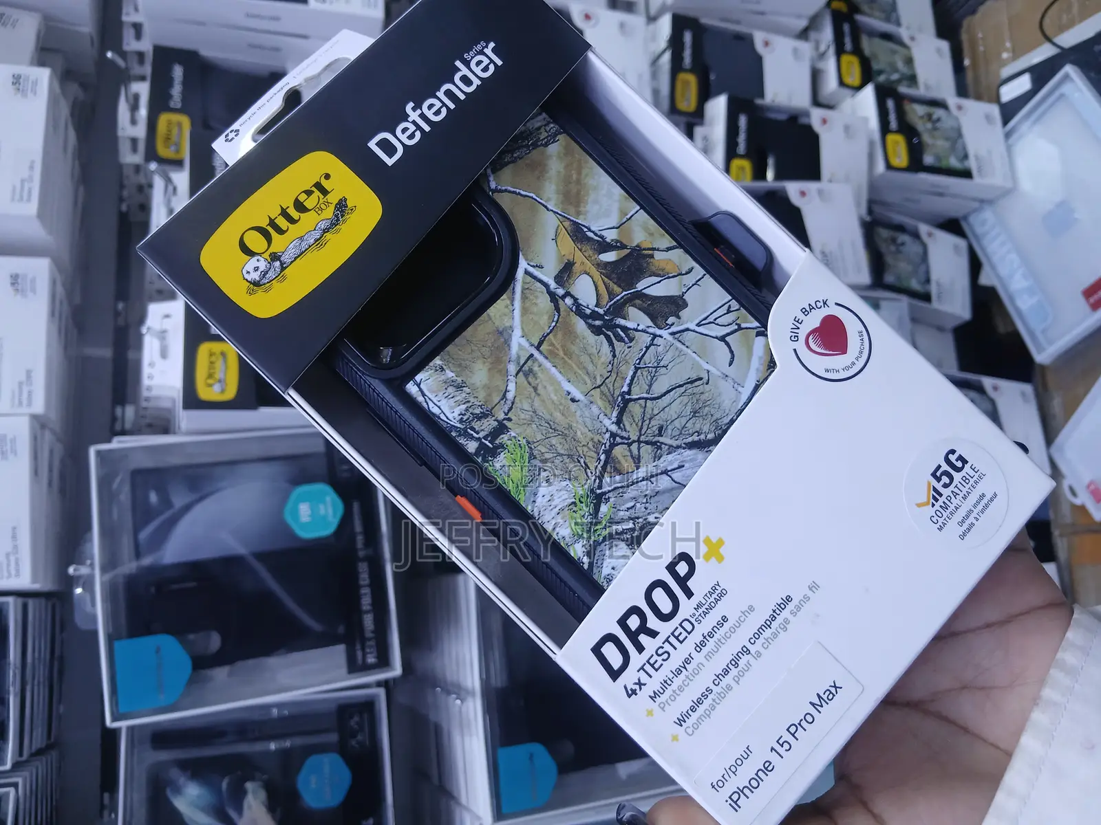 Otterbox Defender Series Case Specifically for Apple iPhone 15 Pro Max
