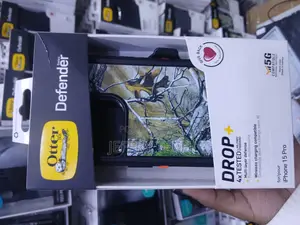 Otterbox Defender Pro Rugged Phone Case for Apple iPhone 15 Pro.
