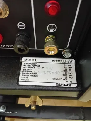 Maybach 6.5kva Diesel and Welder Generator Single Phase