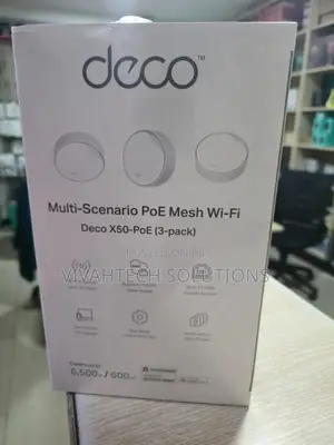 Tp-Link Deco X50 Ax3000 Home Mesh With Poe (3 Pack)