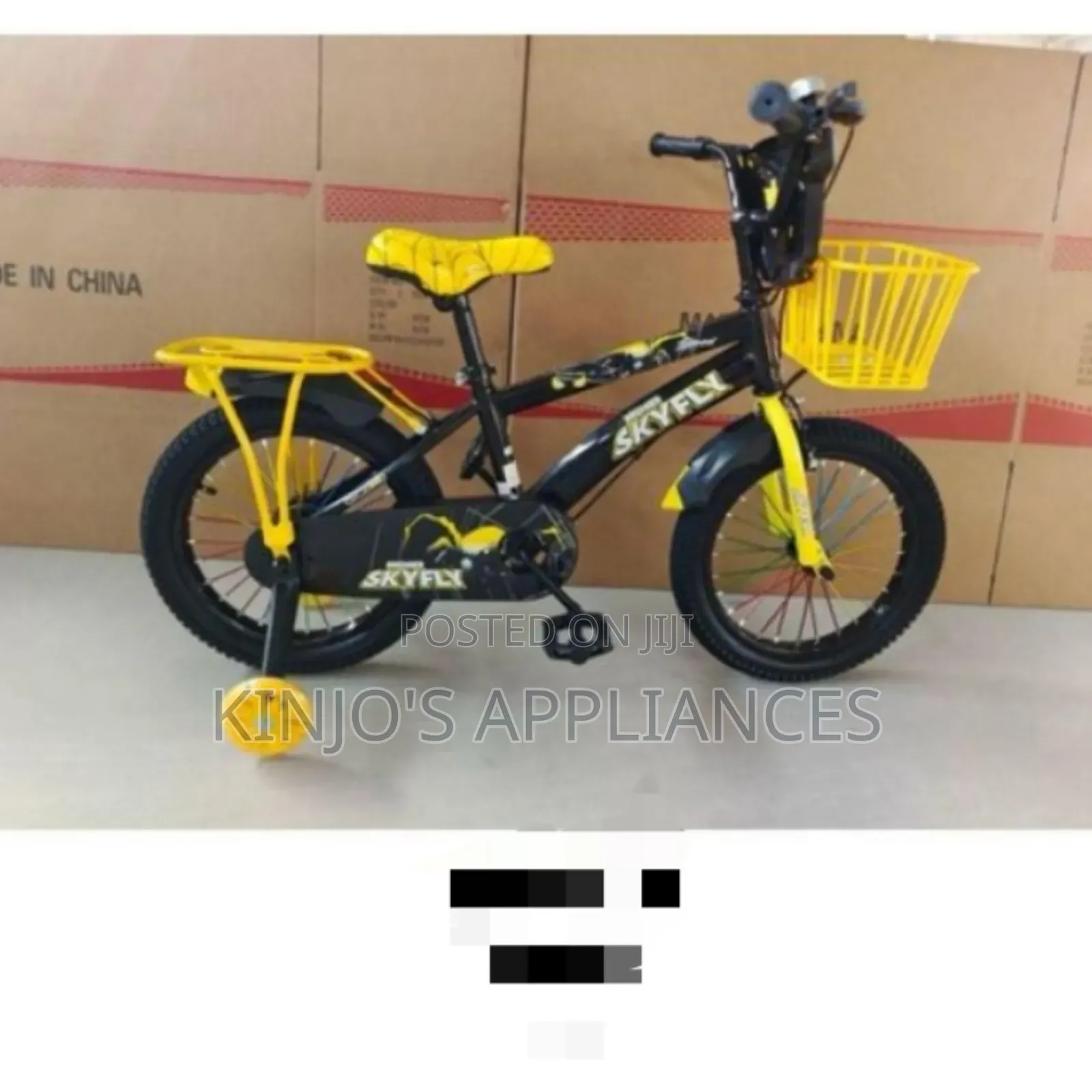 Skyfly BMX Size 16" Bike -Yellow