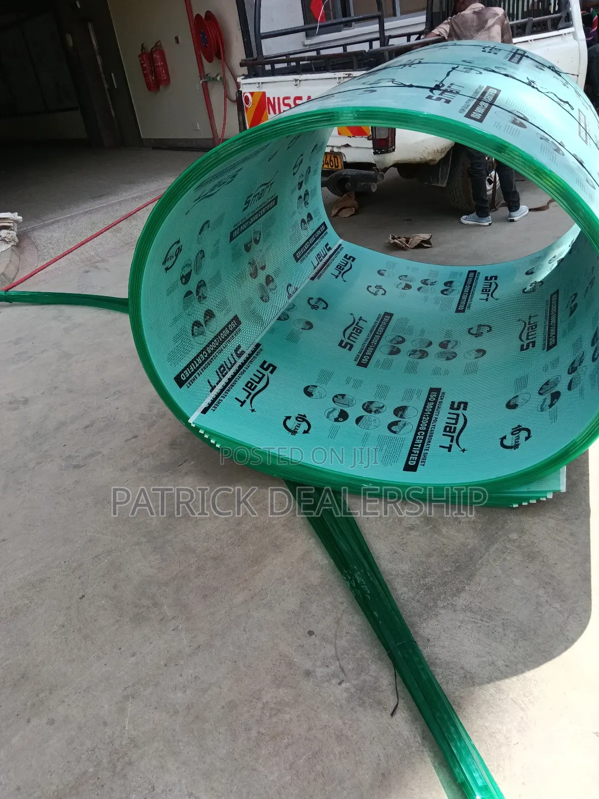 8mm Green Polycarbonate Sheets