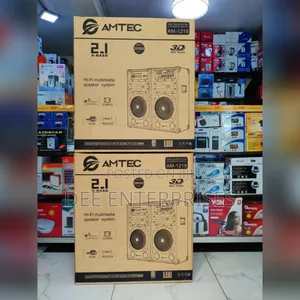 Amtec 1218 Powered Speaker With Microphone