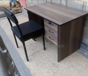 American Tv Stand and Black Office Chair