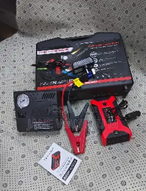 High Quality 2-in-1 Car Jump Starter Tire Inflator Air Compressorq