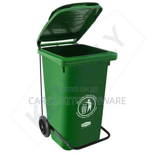 Trash Bin With Heavy Duty Pedal Trash Bin