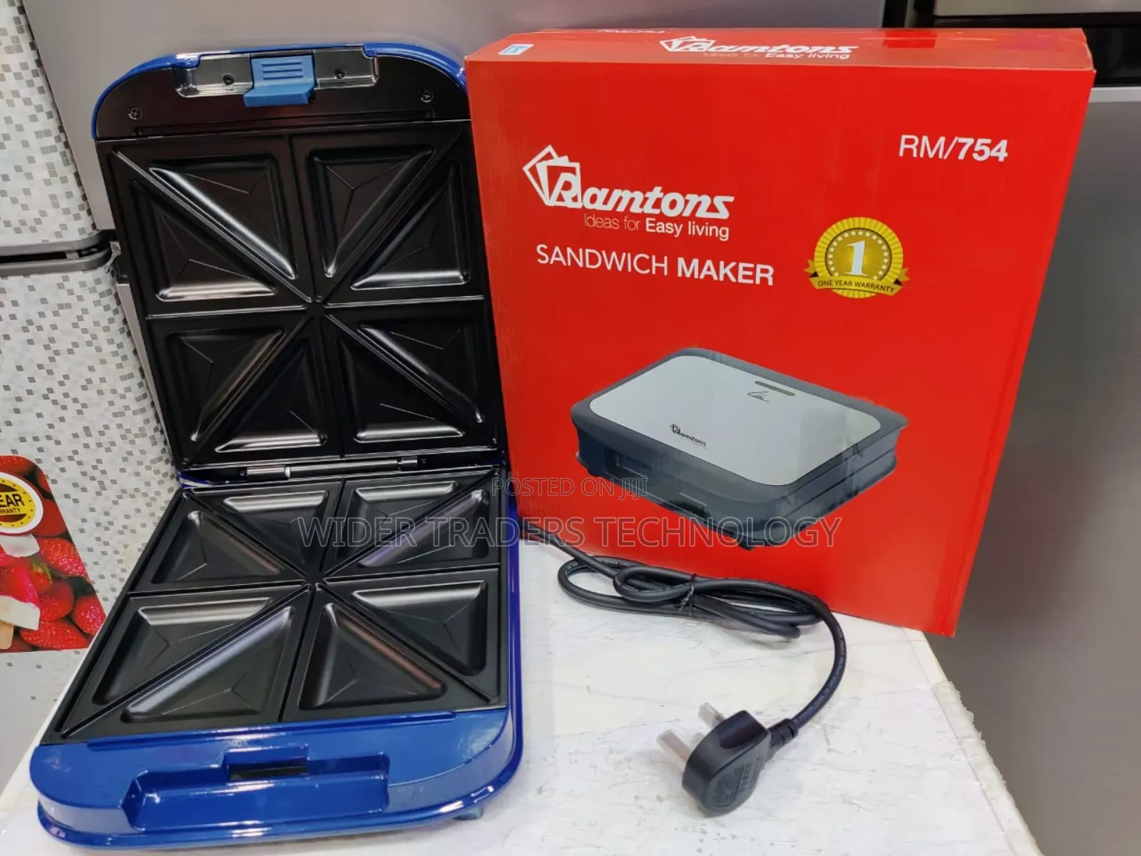Ramtons 4 Slice Sandwich Maker Rm754