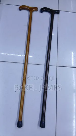Dark Brown Wooden Walking Stick