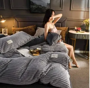 Premium Velvet Bedding Set | 1 Duvet, 1 Sheet, 2 Pillowcases